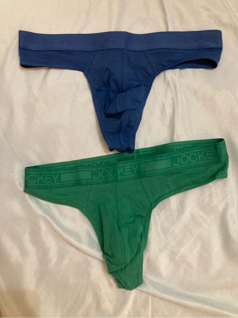 NWT Jockey 2 Pack Men’s LG Cotton Stretch Thong Underwear Amazing Comfort/Colors